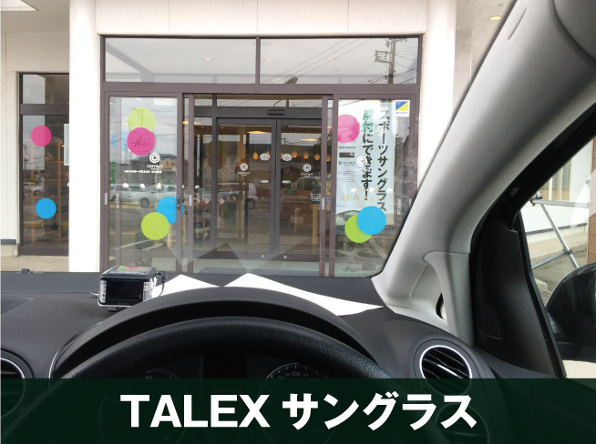 TALEXサングラスの視界